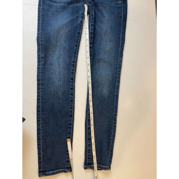 J. Crew Womens Jeans Mercantile Skinny Leg Mid Rise Medium Wash Blue Size W28 - Picture 6 of 9